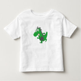 Spelande Grönt Dino T Shirt