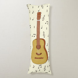 Spelande Guitarist Music Älskare Design Kroppskudde
