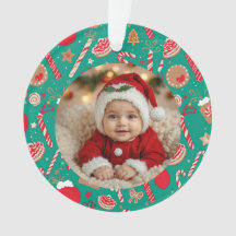 Spelande Helgdag - foto Ornament - Handritad