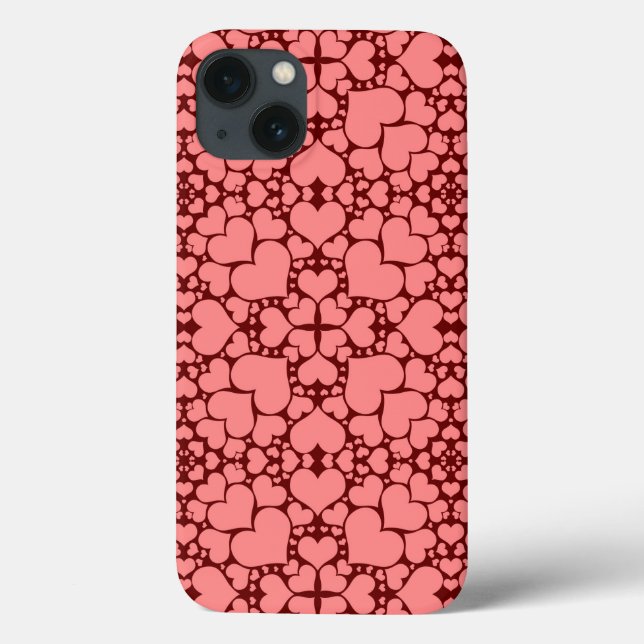 "Spelande hörn - Rosa & rött" iPad Air Case (Baksida)