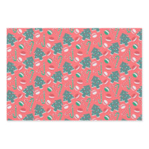 Spelande Jul Candies Wrapping Papper Set#6