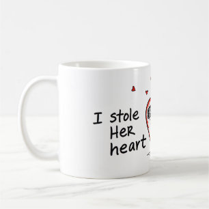 Spelande Kärlek: Stolen Hearts design Kaffemugg