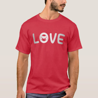 spelande kärlek vän t shirt