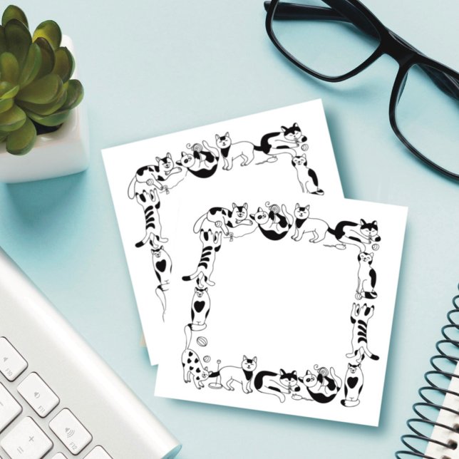 Spelande katter post-it block (Skapare uppladdad)