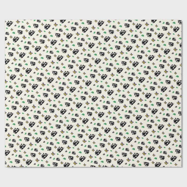 Spelande katter presentpapper (Platt)