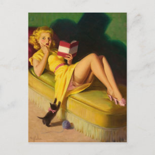 Spelande Kitten Vykort