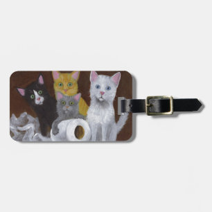 Spelande kittens bagagebricka