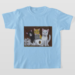 Spelande kittens t shirt