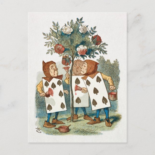 Spelande kort  Illustration  The Nursery Alice (Framsida)