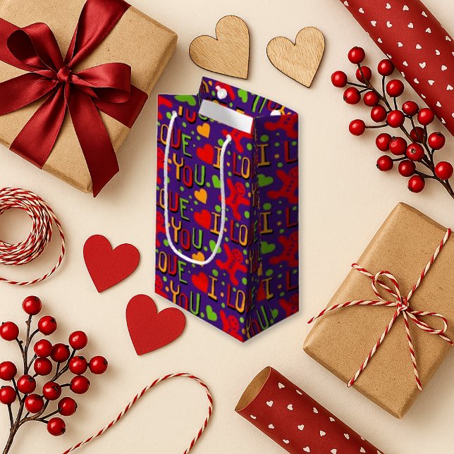 Spelande Lila Colorful I Kärlek You (Skapare uppladdad)