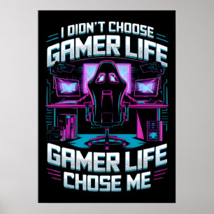 Spelande Livet Valde Mig Poster
