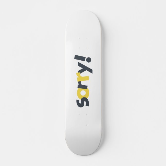 Spelande, livfull, djärv och modern design av Bekl Mini Skateboard Bräda 18,5 Cm (Framsida)