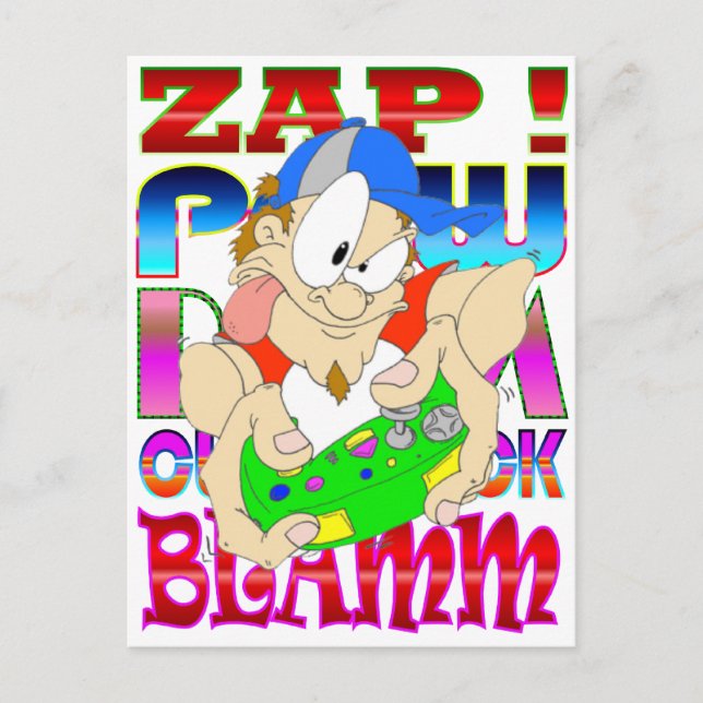 Spelande Ljud Vykort (Framsida)