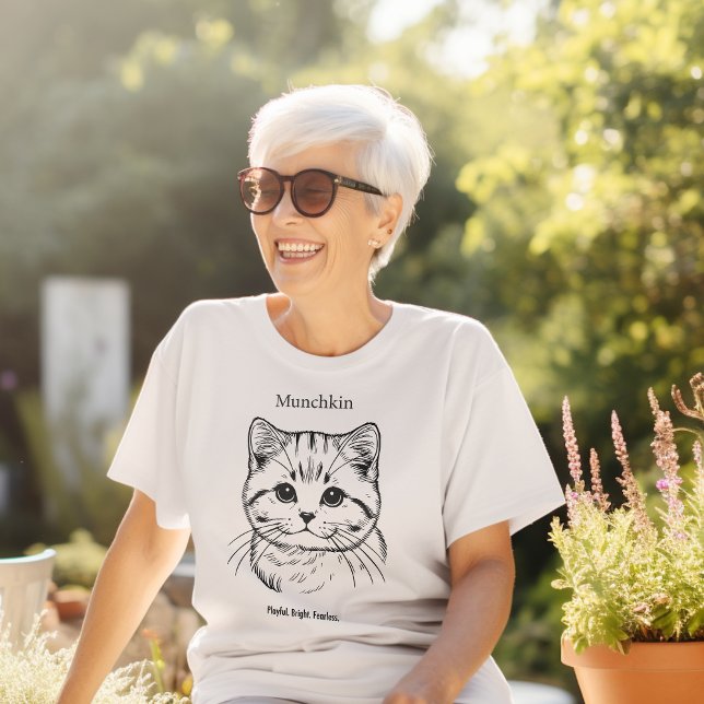 Spelande. Ljus. Orädd. T Shirt (Skapare uppladdad)