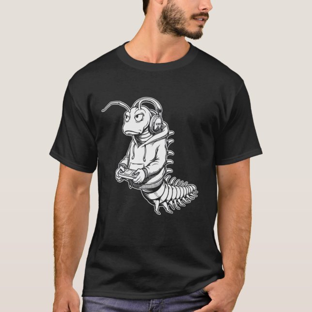 Spelande mångfoting t shirt (Framsida)