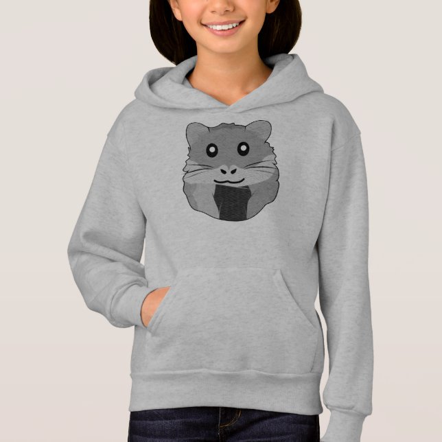 Spelande minimalistisk hamster t shirt (Framsida)