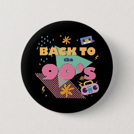 Spelande nostalgidesign knapp