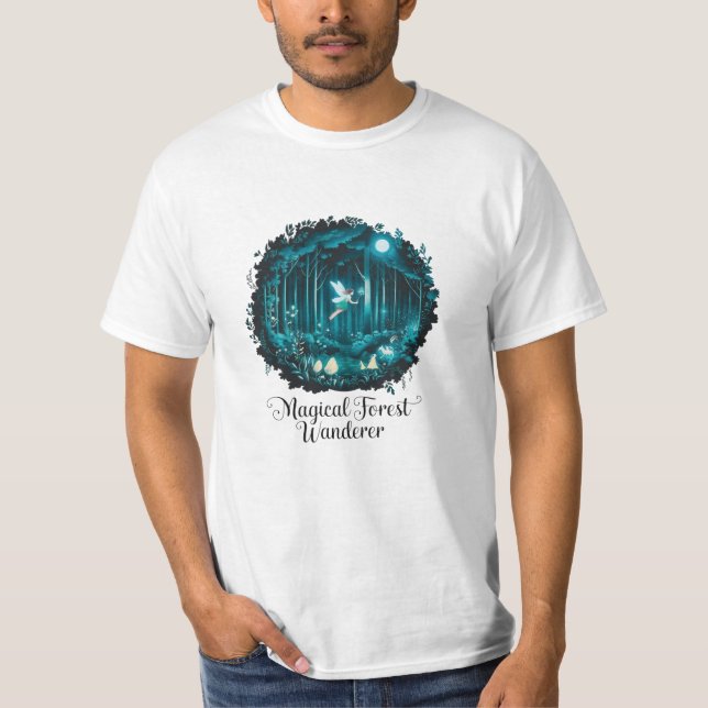 Spelande och fantastiska Fairycore Art T Shirt (Framsida)