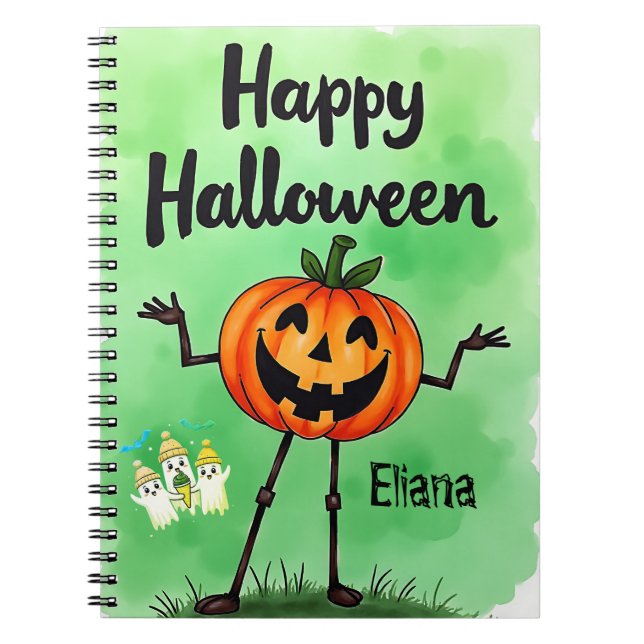 Spelande och framsynt! anteckningsbok (Framsidan)