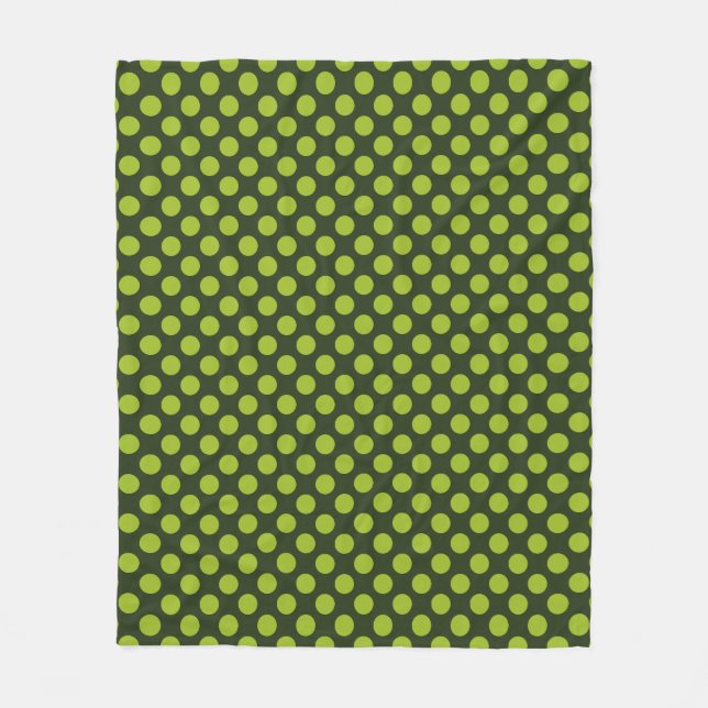 Spelande Polka dots | PD-01 | Fleecefilt (Framsidan)