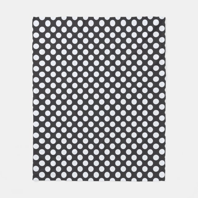 Spelande Polka dots | PD-04 | Fleecefilt (Framsidan)