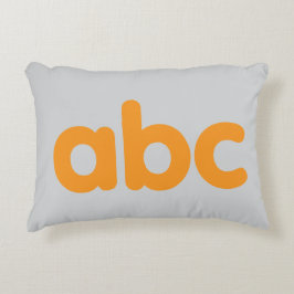 Spelande primär ABC-fyllning Prydnadskudde