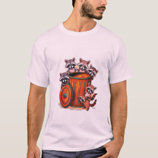 Spelande Raccoon T Shirt