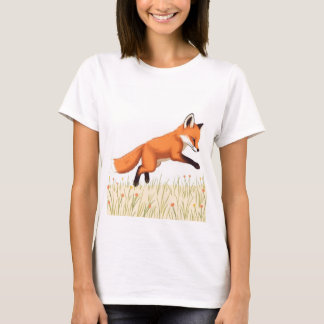 Spelande räv i 🦊 t shirt
