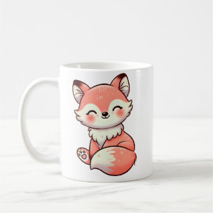 Spelande räv med Woodland Charm Kaffemugg