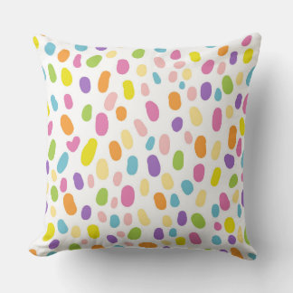 Spelande regnbågsdockor Färgfull Abstrakt Mönster Kudde