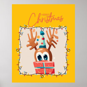 Spelande renar med gift poster