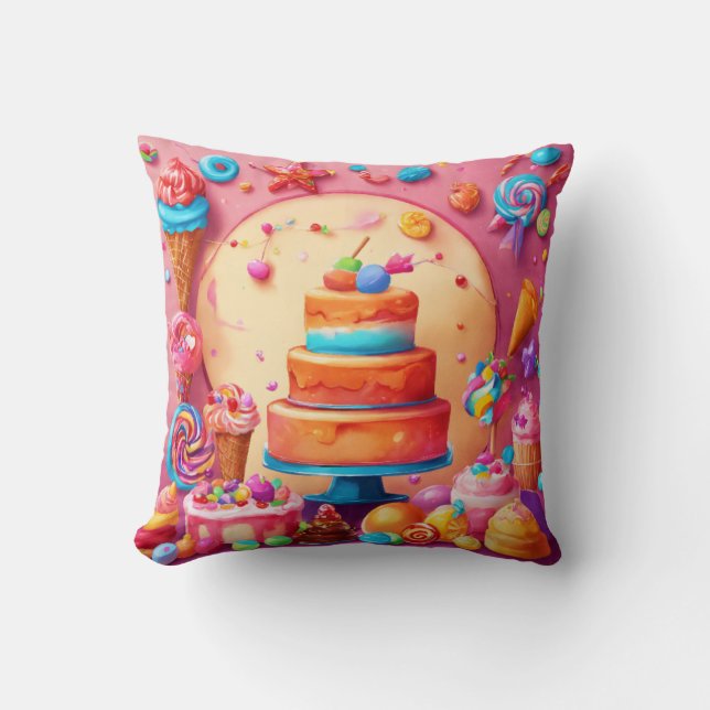 Spelande Roligt för arkiv och ljus Kudde (Framsida)