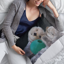 Spelande sjöottrar med foto från Boll Leksak