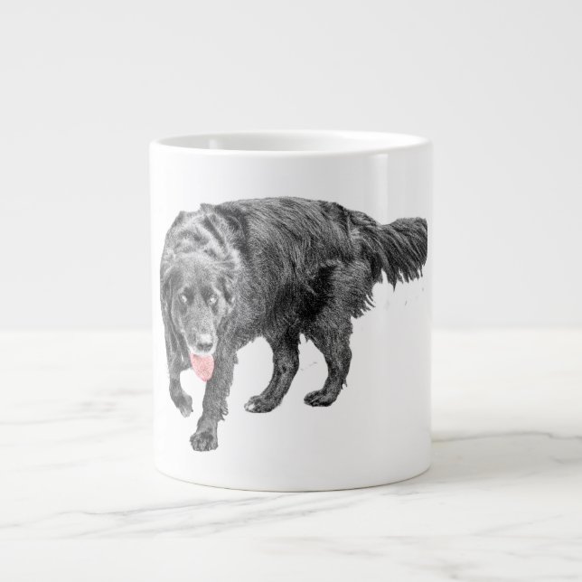 Spelande Spark i Luft höst Jumbo Mugg (Framsidan)