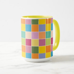 Spelande Springtime-Checkers Mugg