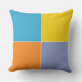 Spelande Springtime Påsk-kvadrater Kudde