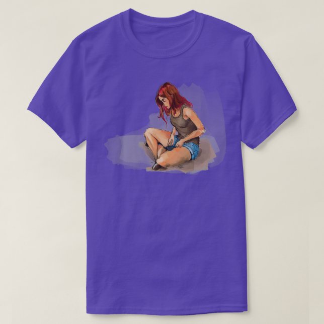 Spelande T Shirt (Design framsida)