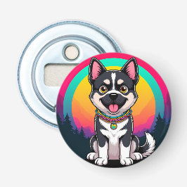 Spelande Tecknad hund Flasköppnare