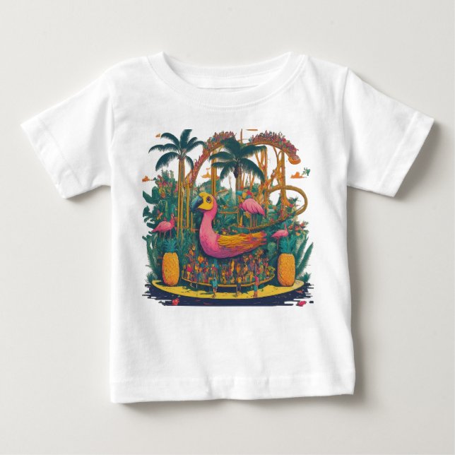 Spelande temapark t shirt (Framsida)