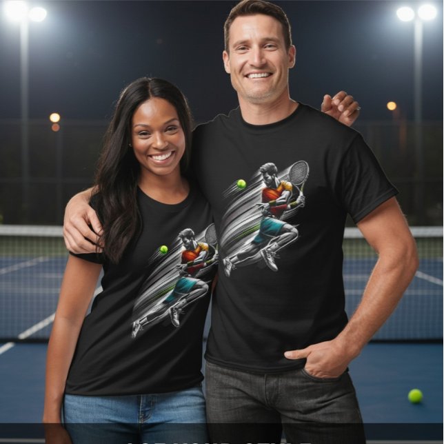 "Spelande tennis-anda!" T Shirt (Skapare uppladdad)
