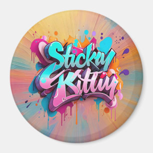 "Spelande Urban Vibes" Magnet