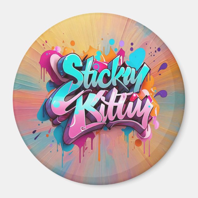 "Spelande Urban Vibes" Magnet (Framsidan)