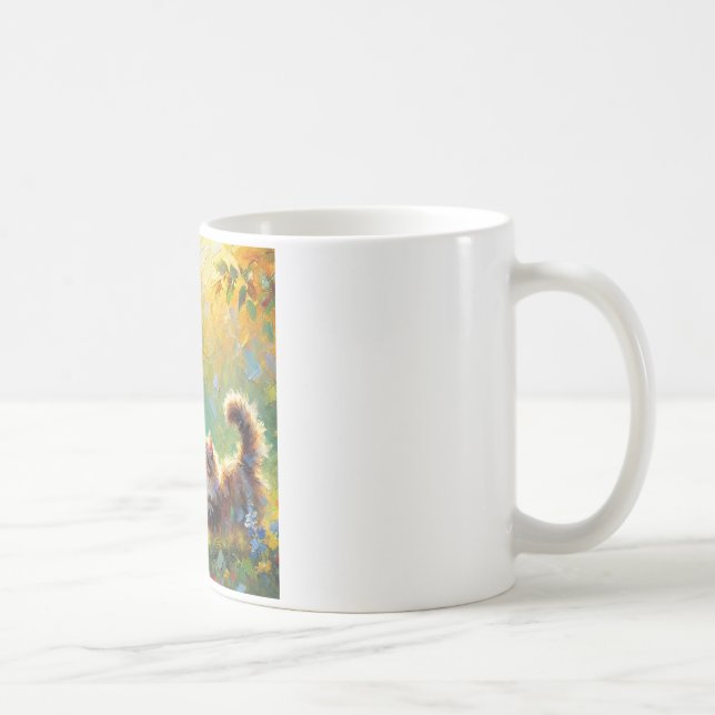 Spelande vänner kaffemugg (Höger)