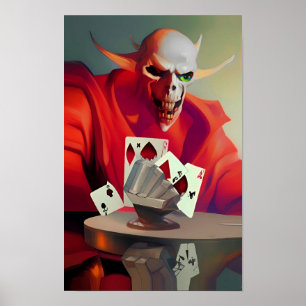Spelandet i Djävulen Ken Gage Fantasy Poster