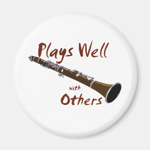 Spelar bra med andra Clarinet Magnet