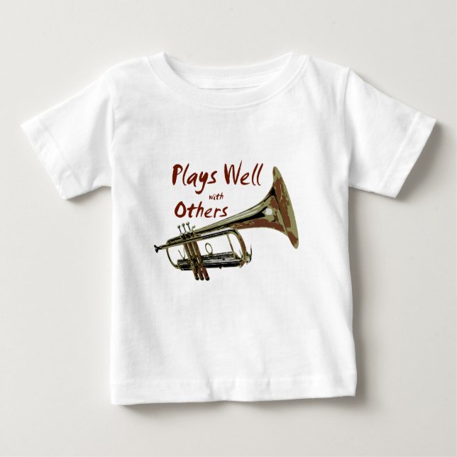 Spelar bra med andra/Trumpet Tee (Framsida)
