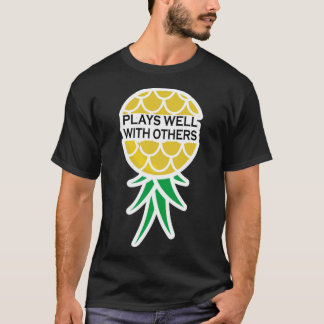 Spelar bra med andra - upp och ned, ananas esse t shirt