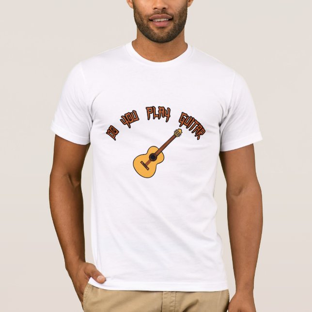 SPELAR DU GUITAR T-shirt (Framsida)