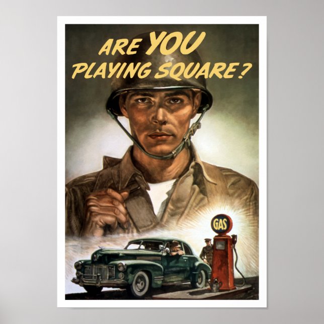 Spelar du torget - Världskrig två Poster (Framsidan)