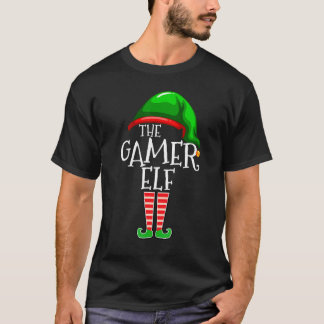 Spelar Elf Familj Matchande Jul Grupp Video T Shirt